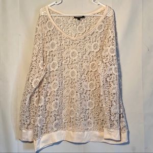 Lane Bryant 22/24 Beige Top
